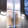 2 Pcs Waterproof Solar Motion Sensor Wall Light Outdoor Yard Security Lamp