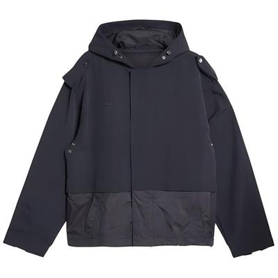 X Wales Bonner Nylon Jacket Black Men Outerwear IW1167