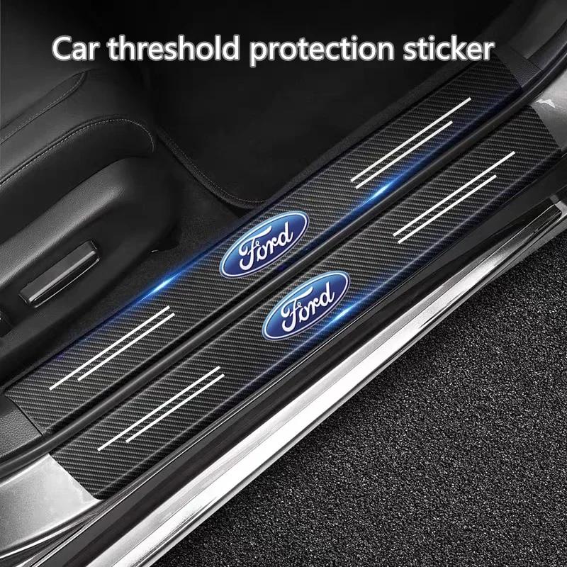 Neuer 2026 Autoaufkleber Für Ford Kohlefaser Autoaufkleber Auto Tür Kofferraum Schutzleiste Für Fords 2 3 4 5 MK 2 6 7 Ranger Fiesta