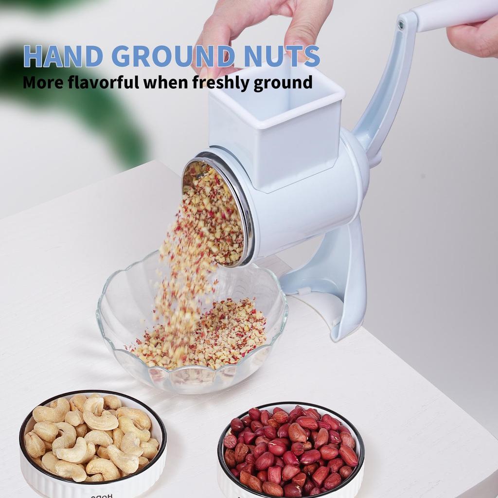 Multi-functional Manual Peanut and Cheese Shredder/Grinder