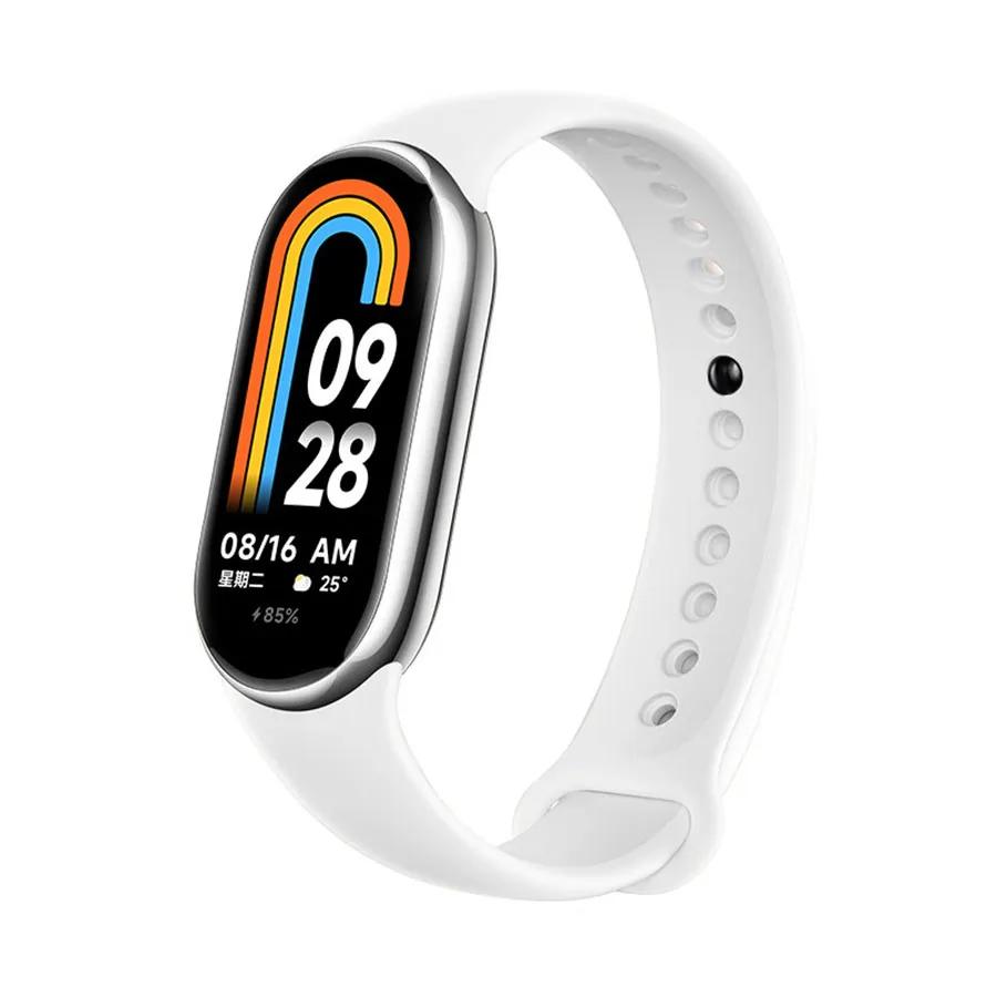 Rubber Strap for Mi Band 8 Bracelet Xiaomi Mi Band 8 NFC Silicone Sport Strap Quick Release Correa Miband 8 SmartWatch Wristband