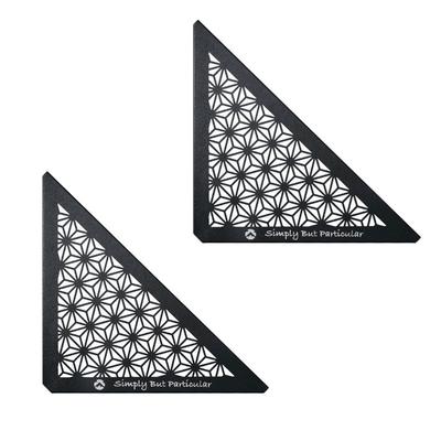 CAMPING MOON Field Rack Connection Corner Extension Aluminum Top Plate Set of 2 Black Black Gear T-2306-C-2P