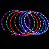 24-LED Buntes Licht 90CM Blinkender Hula Fitness Reifen Sport Abnehmen Werkzeug