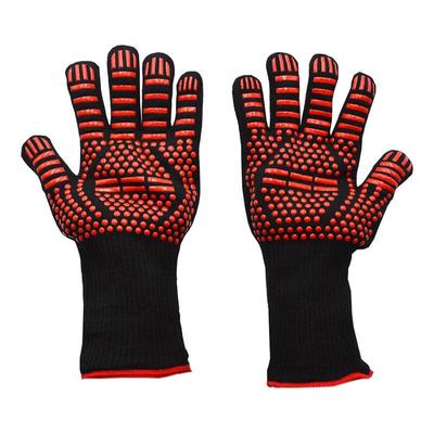 Heat Resistant Silicone BBQ & Oven Gloves
