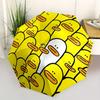 1pc Duck Pattern Automatic Opening/Closing Folding Umbrella with 68 Ribs, Plastic Handle, Windproof Portable Sunshade Umbrella Halloween and
