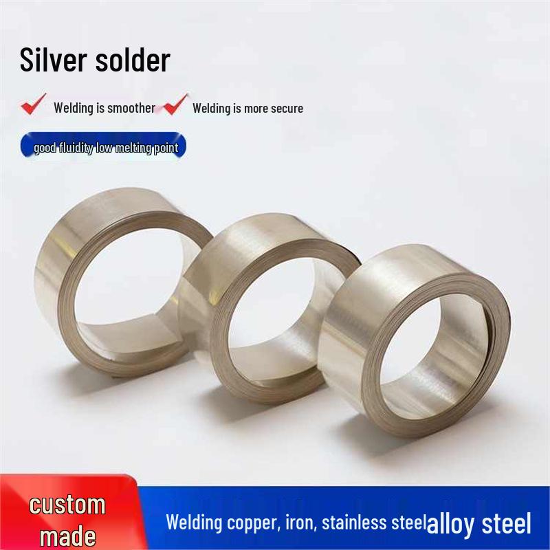 

Срібно-мідні шайби для пайки з низькою температурою плавлення (Вміст срібла 5-72%) 15% Silver [100g]