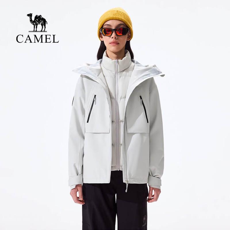 CAMEL Unisex 3-in-1 Down Outdoor Jacket XS