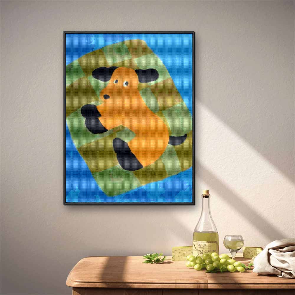 5D Diamond Painting Kits Cartoon Puppy Full Round Drill Crystal Rhinestone DIY Art Craft Home Wall Decor Decoration Gift