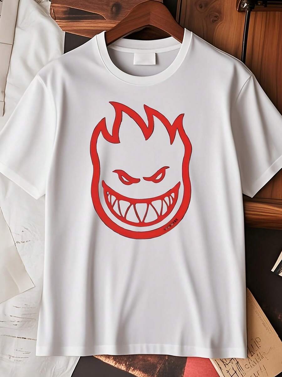 Spitfire Bighead Skateboard Unisex T-Shirt L