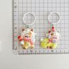 Cute Sheep Keychain For Women Bag Pendant Girls Cute Cartoon Keychains Kawaii Backpack Decoration Christmas 2027 New Year Gifts