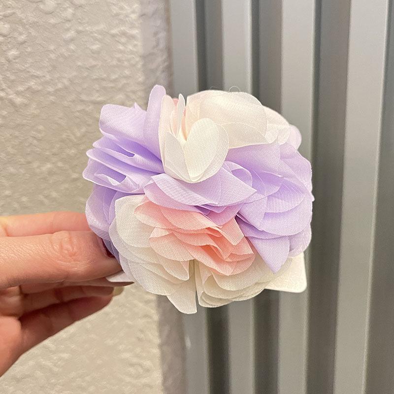 

Заколки для волос с весенними цветами - Аксессуары ручной работы для выступлений девочек