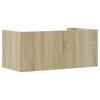 Wall Shelf Sonoma Oak 70.5 x 35 x 30.5 cm Particleboard