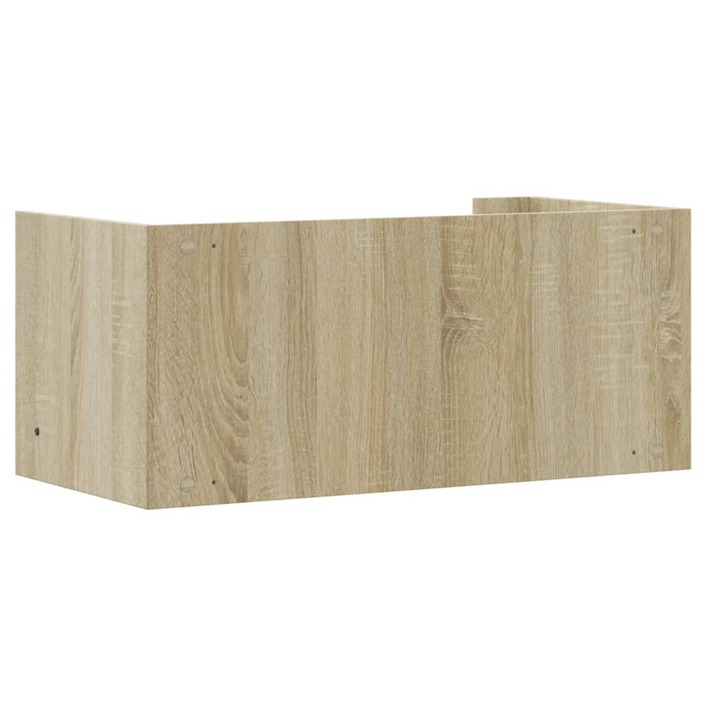 Wall Shelf Sonoma Oak 70.5 x 35 x 30.5 cm Particleboard