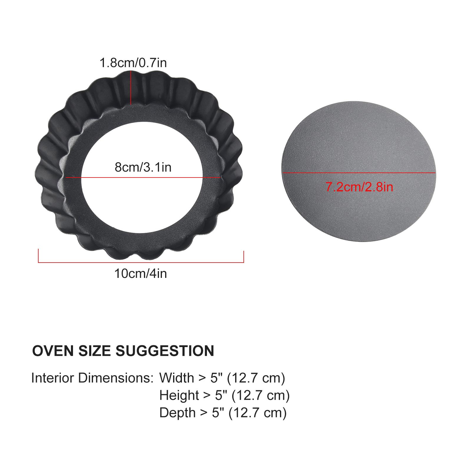 

High Quality Non-Stick Tart Pan Bottom Cake Carbon Steel Cases Pizza Quiche Pans Removable Roast Chicken Tart Tins China Mainland