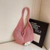 Summer Seaside Vacation Beach Woven Shoulder Bag Women's 2025 New Large-capacity Flower Cotton Thread Hollow Tote Bag