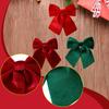 Christmas Bow Flannel Velvet Large Party Decoration Ornament Tree Topper for Xmas Decorations Wedding Home Room