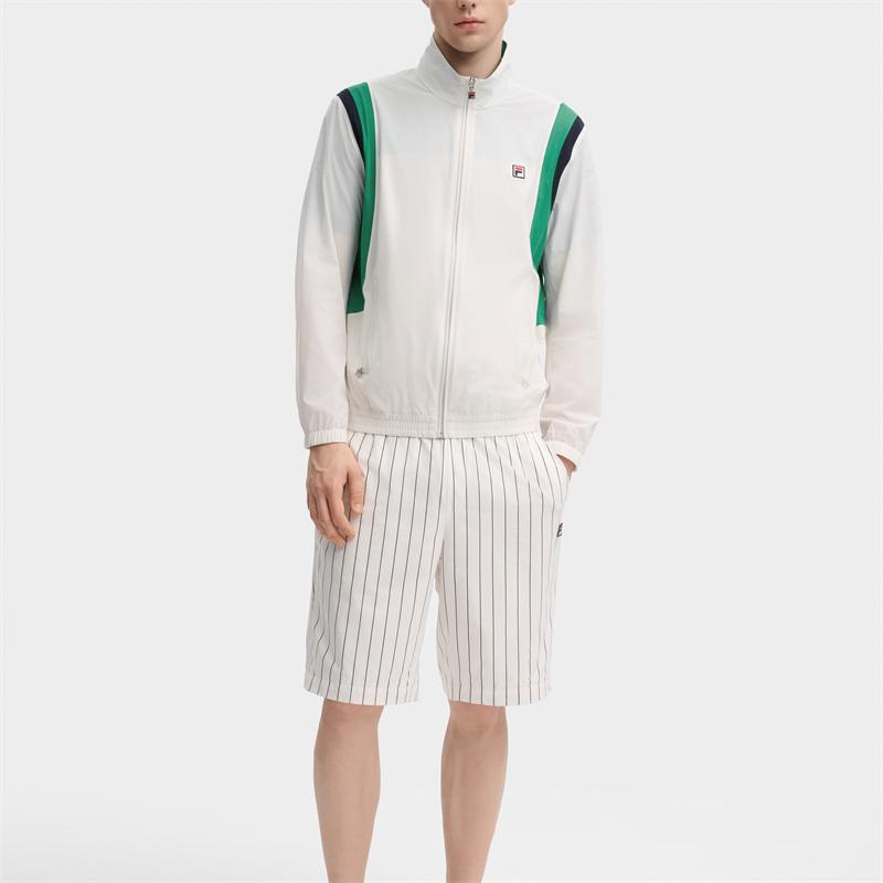 New FILA Jackets Men's Cloud White F11M437702FWT