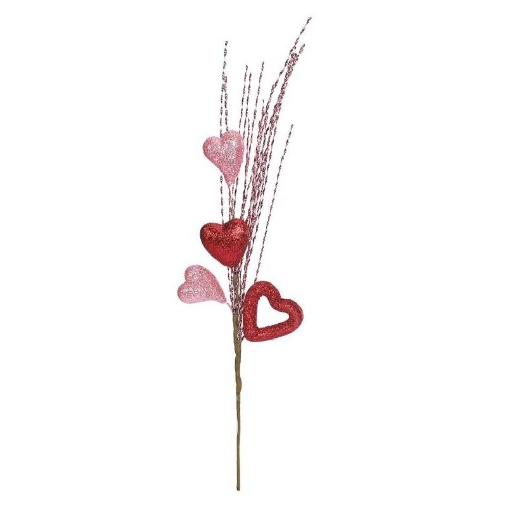Romantic Heart Bouquet Branch Anti-splash Water Handicraft Artificial Twig Cutting Resin Creative