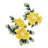 Fashion Elegant Peony Embroidery Patch Floral Embroidery DIY Floral Applique Sewing Accessories
