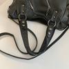 Shoulder Bag Women's 2 Large Capacity Commuter Crossbody Bag PU Portable Tote Bag