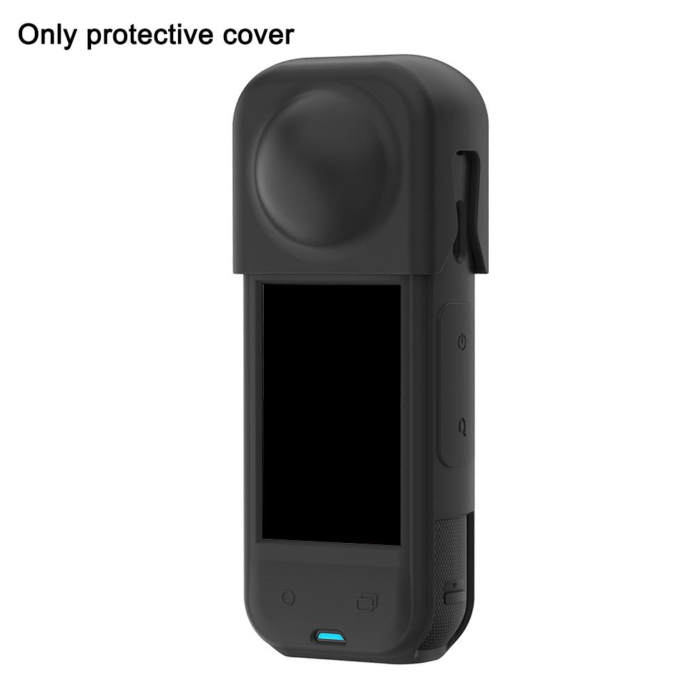 Для Insta360 X5 Силиконовый чехол для объектива Мягкая защитная крышка и защита объектива Силиконовый чехол для объектива Защита для спортивной экшн-видеокамеры