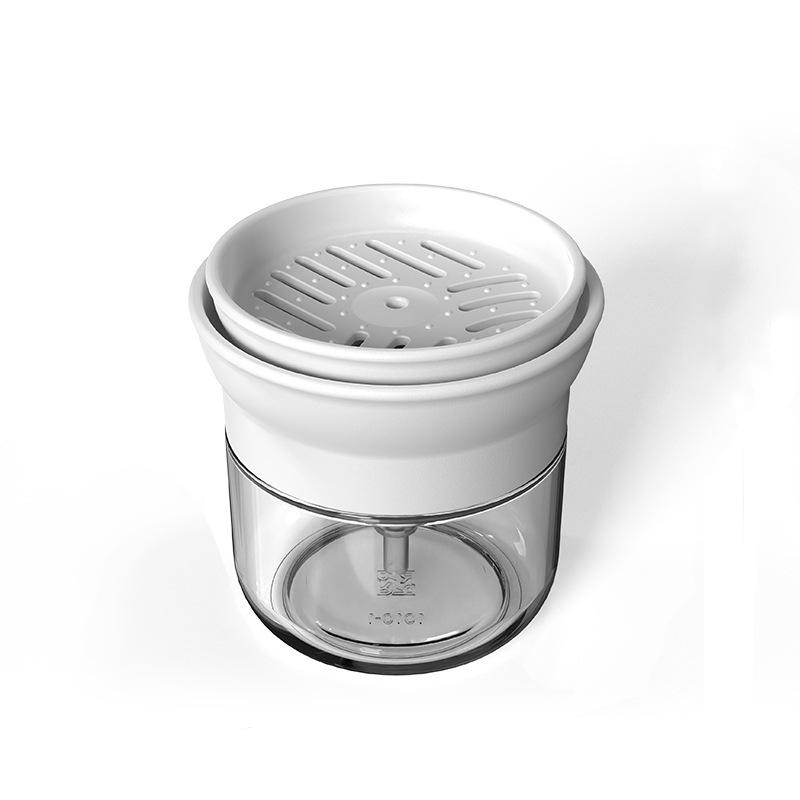 

Glass Dish Soap Dispenser Bottle with Press-out Pump