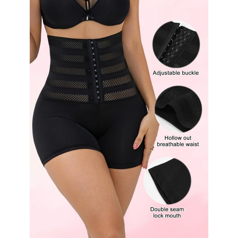Damen High-Waist Bauchkontroll-Formwäsche Höschen mit verstellbaren vorderen Knöpfen, Taillentrainer und Po-Hebendes Slips