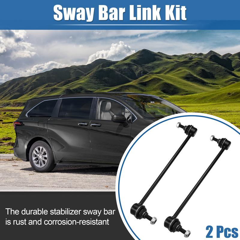 UXCELL 2pc Front Sway Bar Links K90518 K90519 Stabilizer Link Kit for Toyota Sienna