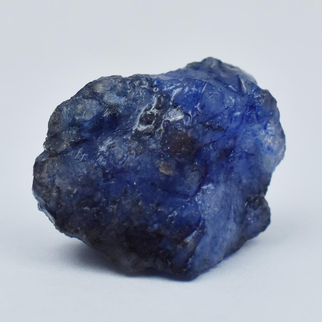 Earth Mined Blue Sapphire 22.55 Ct Natural CERTIFIED Uncut Rough Loose Gemstone AR-3145-R
