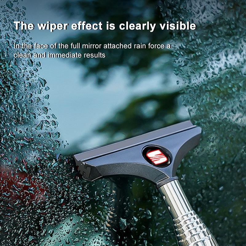 Car Rearview Mirror Wiper Retractable Handheld Cleaning Brush For SEAT Leon Ibiza MK2 MK3 5F 6L 6J FR Ateca Altea