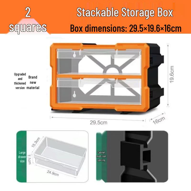 Plastic Drawer Parts Storage Box for LEGO and Tool Organization