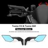 New For Aprilia Tuono V4 RR TUONO 660 Factory Stealth Max Mirror Adjustable Motorcycle Accessories Side Rearview Mirrors