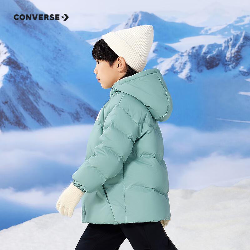 Converse Kids  80% Duck Down Hooded Puffer Jacket XL