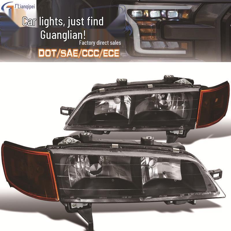 

Accord 5-го поколения 1994-1997 Черные янтарные фары (Спецификация США)