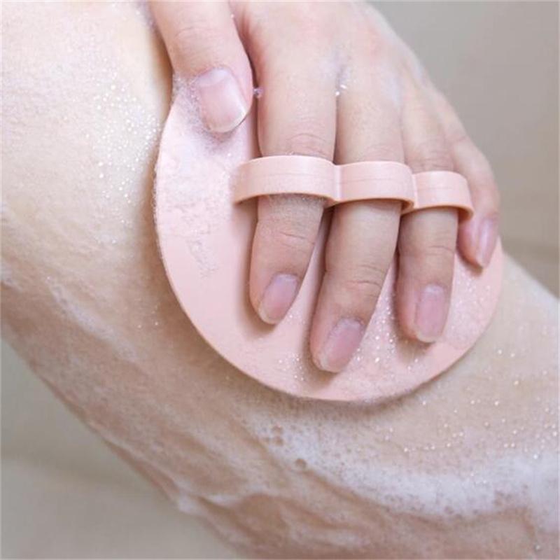 Silicone Massage Bath Brush Body Scrubber Skin Exfoliator Scrub Bath Clean Tool Stain Removal