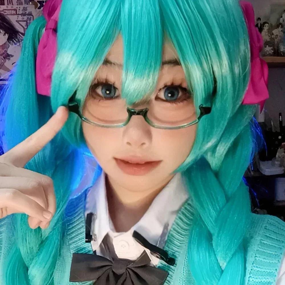 Anime Character Kamishiro Rize Cosplay Red Glasses Akemi Homura Role Play Half Frame Eyeglass Without Lens Accessories Eyewear