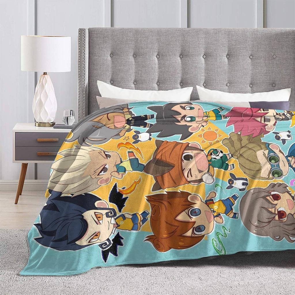Anime Axel Blaze Inazuma Eleven Blankets Quality Warm Throw Blanket Winter Child Outdoor Fashion Bedspread