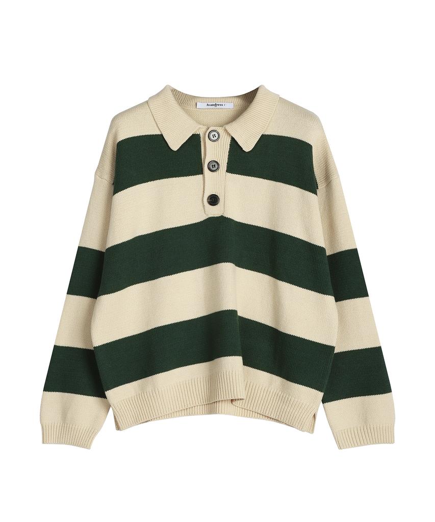 AVANDRESS Rugby Striped Knit - 3Col