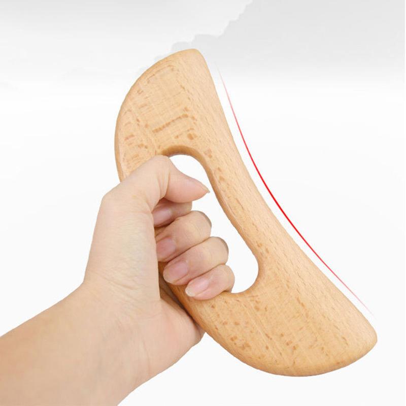 Instrument Gua Sha din lemn Placă de răzuit Instrument de masaj Placă de masaj Guasha pentru slăbire Racletă Gua Sha Instrument de terapie pentru masaj corporal