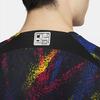 Nike Splatter Print Full Print Short Sleeve Soccer Jersey 2022/23 Season Men Tops Black DM9710-010