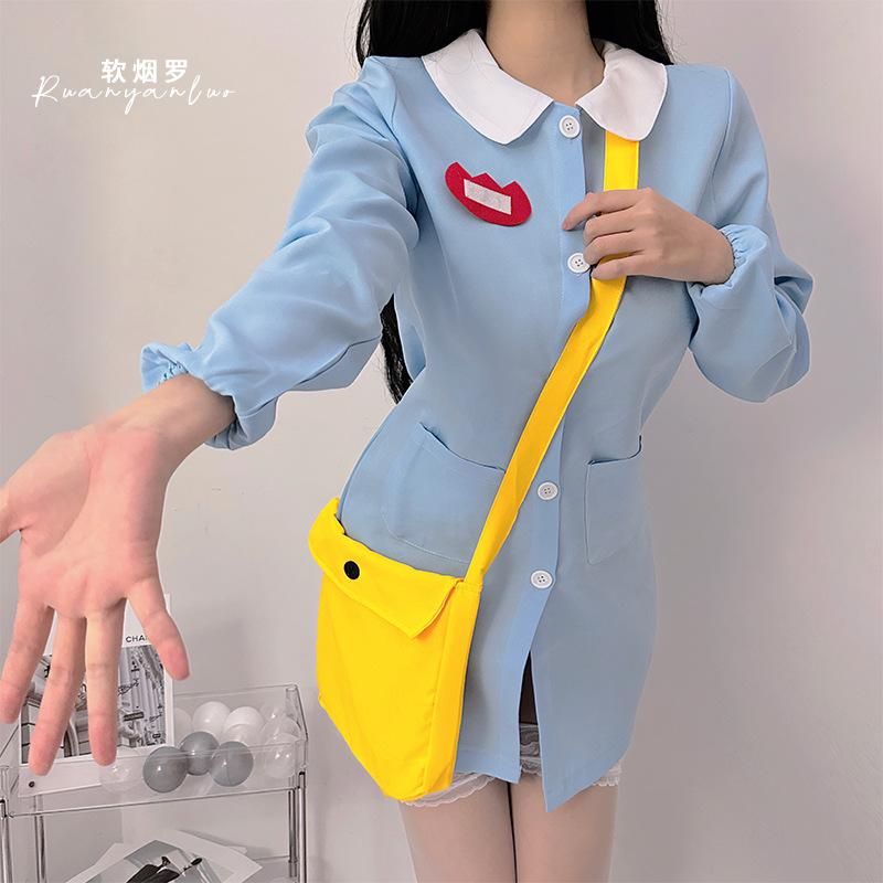 

Дитячий садок нижня білизна косплей костюм сукня догляд за дітьми мила дівчина форма L небо синє кольору