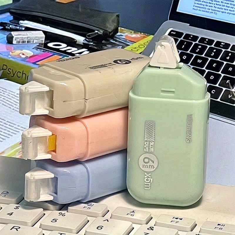 4pcs Easy Tear Double-Sided Adhesive Dot Tape, Total Length 5m, for Scrapbooking, Collage and Photo Albums - Ideal for School and Office Supplies