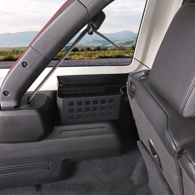 Car Tail Box Multifunctional Storage Box Organizer Metal Container For Jeep Wrangler JL 2024 Up 4-Door Version Interior Stowing Tidying Accessories