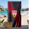 VfB Stuttgart Fußball Druck Strandtuch, Großes Weiches Schnelltrocknendes Handtuch für Strand Camping Schwimmen