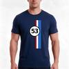 Herbie 53 Tshirt Summer Casual Cotton Tee Oversized Streetwear Tops Vintage Graphic Print Loose Fit Short Sleeve
