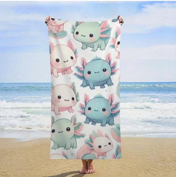 

The Oversized Quick Drying Beach Towel Is Perfect for Swimming in The Pool Features Floral Striped Patterns on The Beach Towel W30*H60(CM)