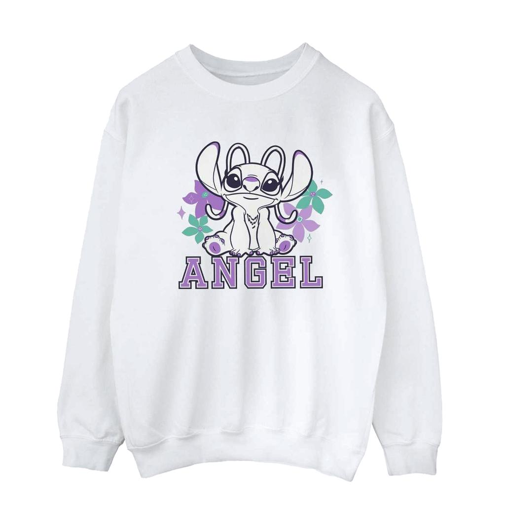 Disney Mens Lilo & Stitch Angel Sweatshirt