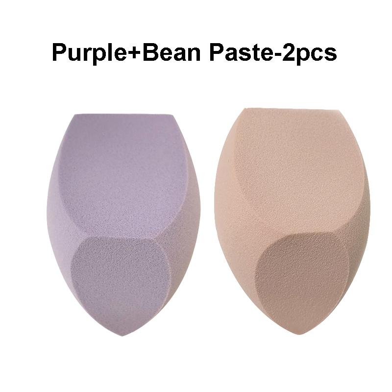 2Pcs Big Size Makeup Sponge Foundation Cosmetic Puff Soft Smooth Powder Concealer Sponge Blender Wet Dry Dual Use Make Up Puff
