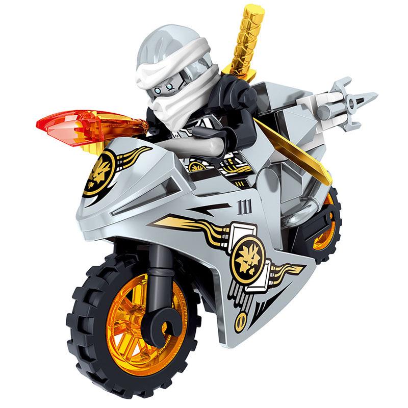 Phantom Series Ninja Racing Motorcycle Building Blocks Set – 8 Models, 11500-Piece Minifigure Collection for Kids