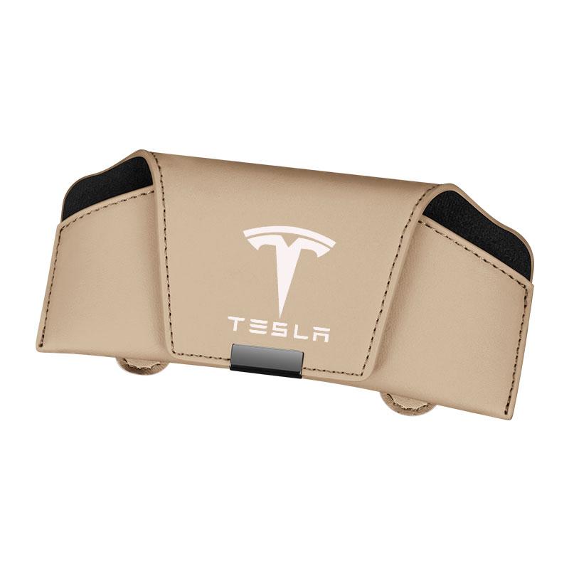 

Tesla car glasses box car supplies storage frame clip sun visor custom car logo Model Y S X Roadster P75D P85D P90D P10